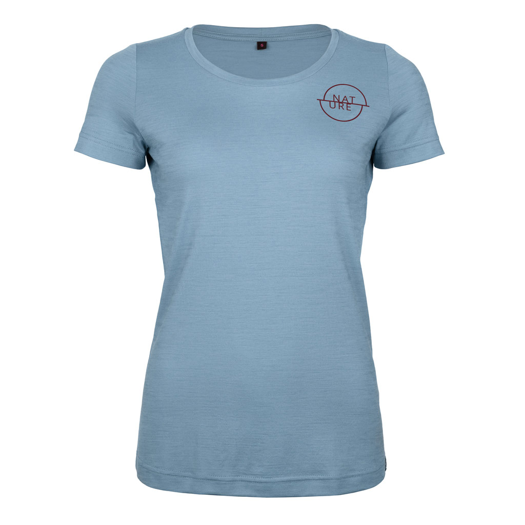 sMerino 155 Shirt Fiera w himmelblau für Damen von SCROC