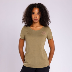 sMerino 155 Shirt Fiera w khaki für Damen von SCROC sMerino 155 Shirt Fiera w khaki für Damen von SCROC