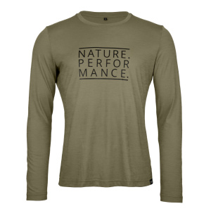 sMerino 155 Shirt Ideo langarm m khaki für Herren von SCROC