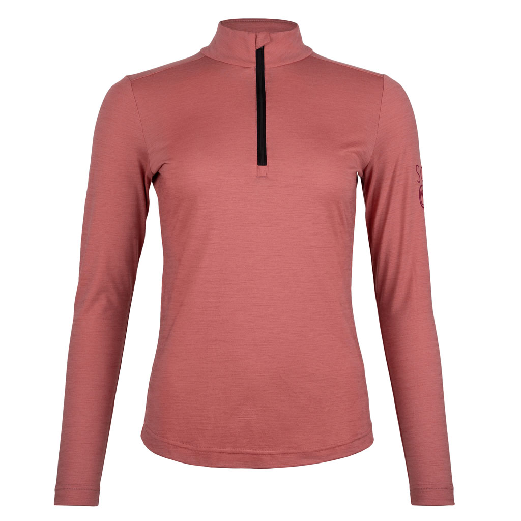 sMerino 155 Shirt Tia langarm w altrosa Damen von SCROC
