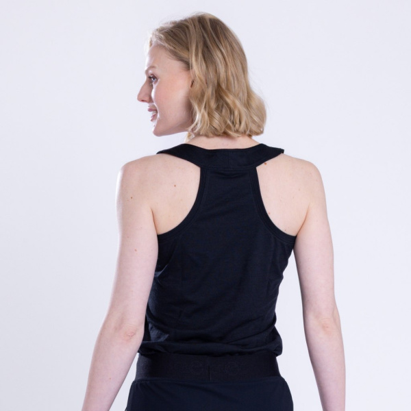 Rückansicht des sMerino 160 Shirt Banto w für Damen von SCROC.