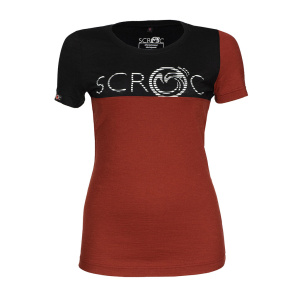 sMerino 160 Shirt Eblo w rostbraun für Damen von SCROC.