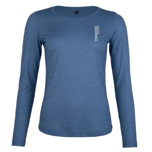 sMerino 160 Shirt Eliri langarm w in stahlblau für Damen von SCROC sMerino 160 Shirt Eliri langarm w in stahlblau für Damen von SCROC