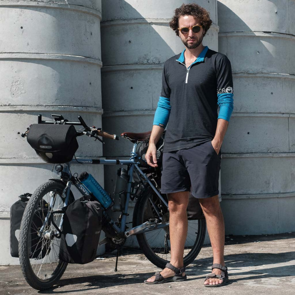 Das sMerino 160 Shirt Fido langarm ist perfekt zum Radfahren geeignet.
