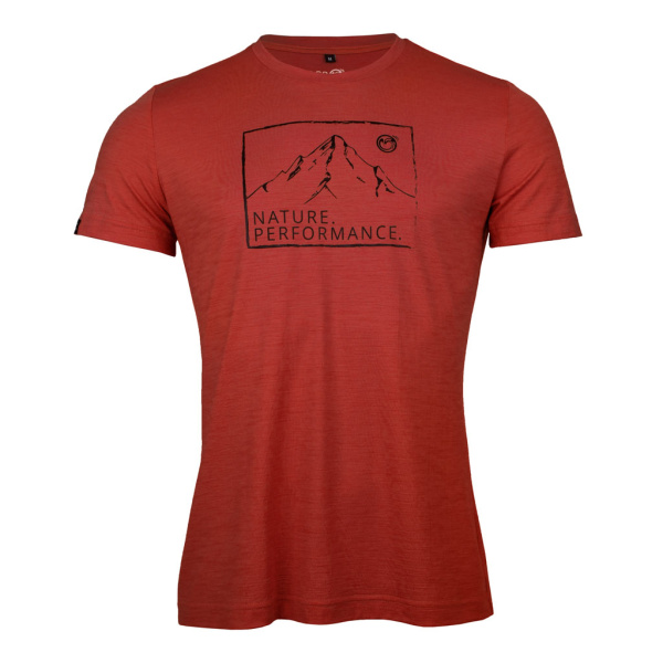 sMerino 160 Shirt Filo m in rostbraun für Herren von SCROC.
