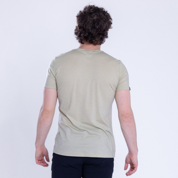 Rückansicht des sMerino 160 Shirt Filo m für Herren von SCROC.