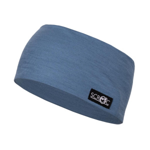 sMerino 160 Stirnband Ali u in stahlblau von SCROC.