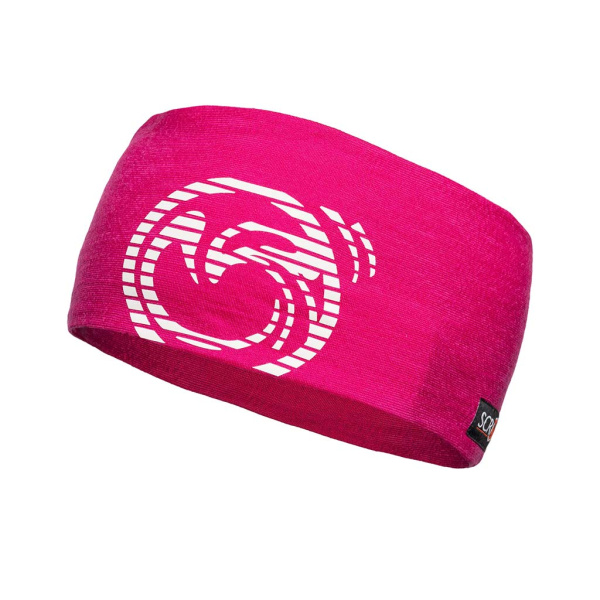 sMerino 160 Stirnband Bele pink von SCROC.