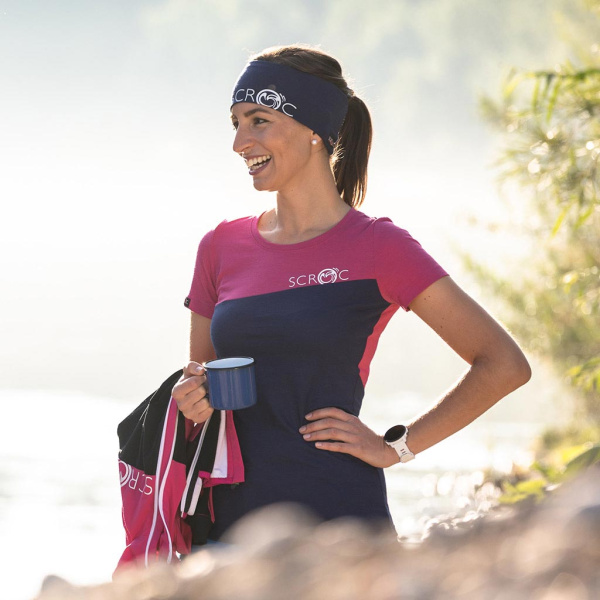 sMerino 160 Stirnband Diademo dunkelblau - onesize und unisex geschnitten.
