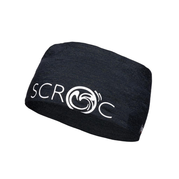 sMerino 160 Stirnband Diademo graphite für Damen und Herren von SCROC.