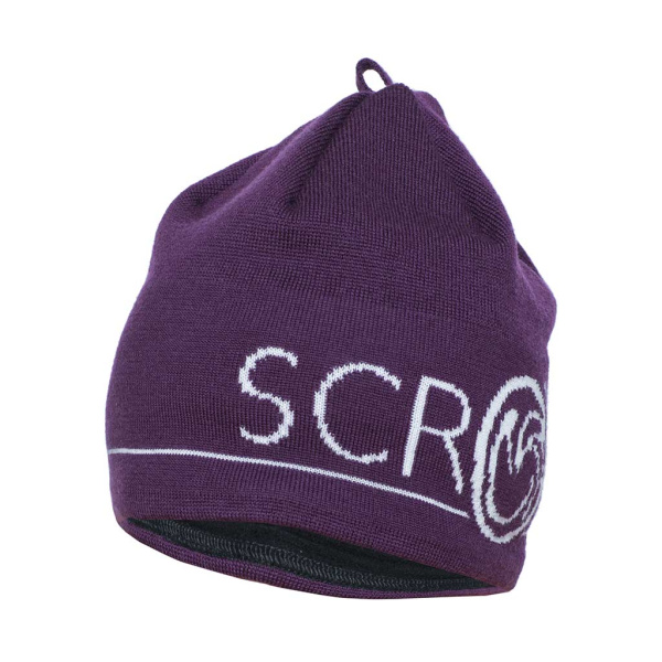sMerino 190 Mütze Capo violett von SCROC.