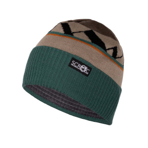 sMerino 190 Mütze Hejo u dunkler salbei für Damen und Herren von SCROC.