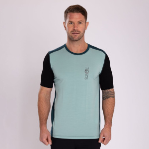 sMerino 190 Shirt Bero m in türkis für Herren von SCROC sMerino 190 Shirt Bero m in türkis für Herren von SCROC