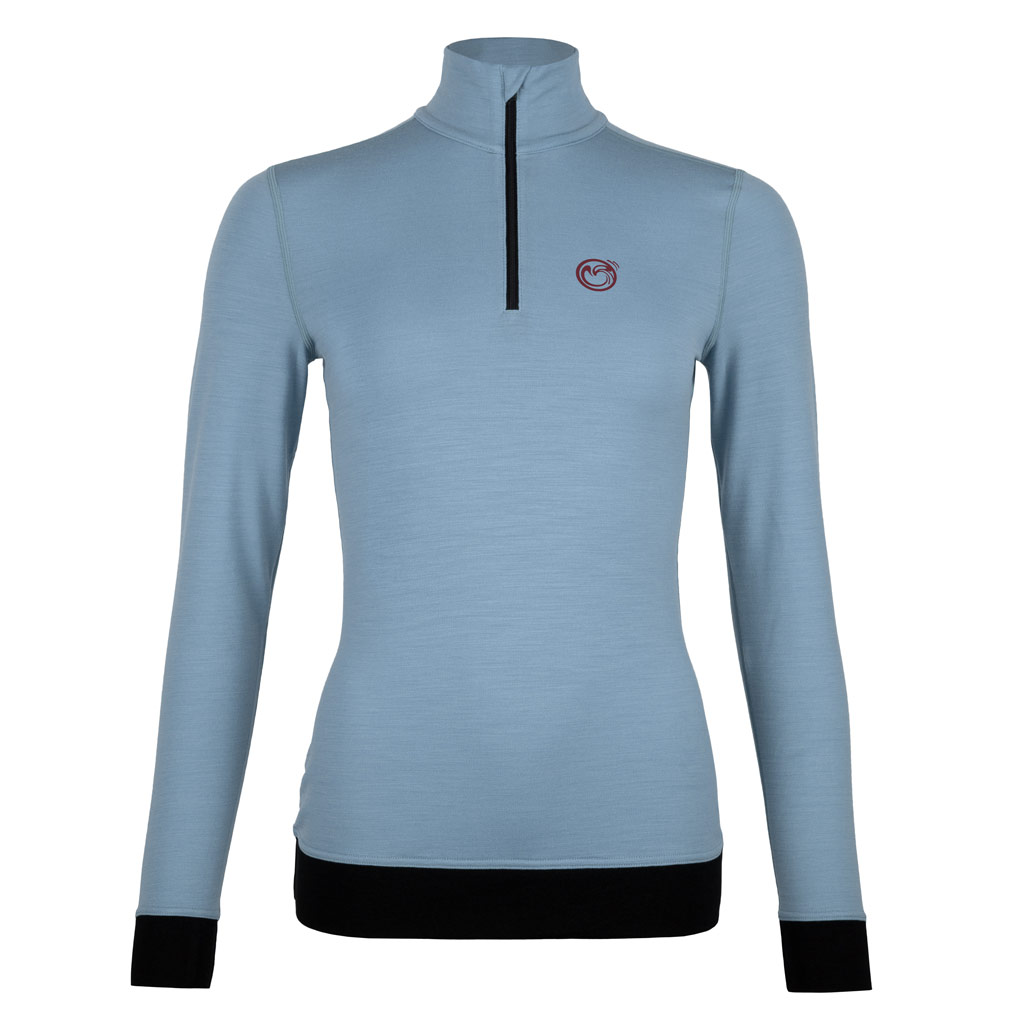 sMerino 190 Shirt Movi langarm w himmelblau Damen von SCROC