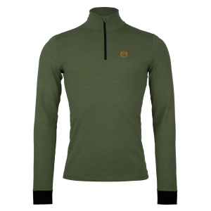 sMerino 190 Shirt Ruli langarm m in moosgrün für Herren von SCROC sMerino 190 Shirt Ruli langarm m in moosgrün für Herren von SCROC