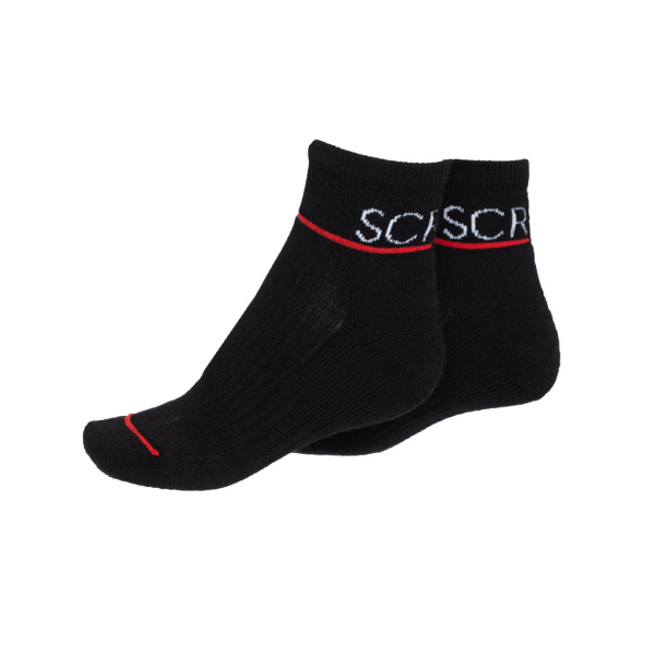 sMerino 190 Socken Nia schwarz unisex von Größe 36 - 46 von SCROC.