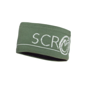 sMerino 190 Stirnband Dika olivgrün für Damen und Herren von SCROC.