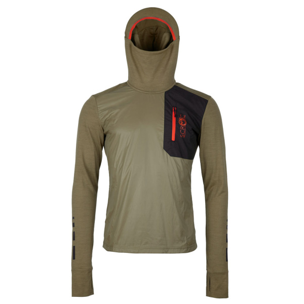 sMerino 220 Shirt Talio langarm m khaki Herren von SCROC