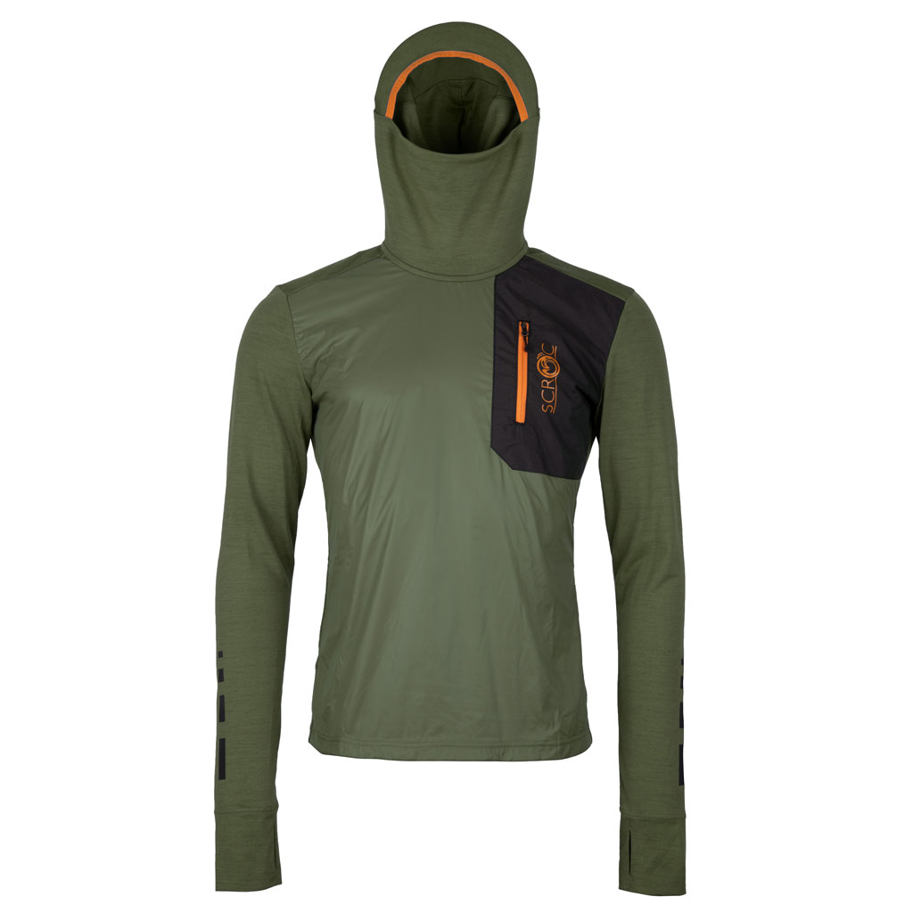 sMerino 220 Shirt Talio langarm m moosgrün Herren von SCROC