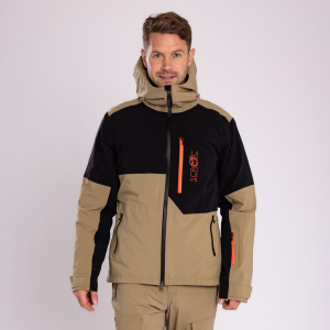 sMerinoshell Jacke Pluvo m in khaki für Herren von SCROC