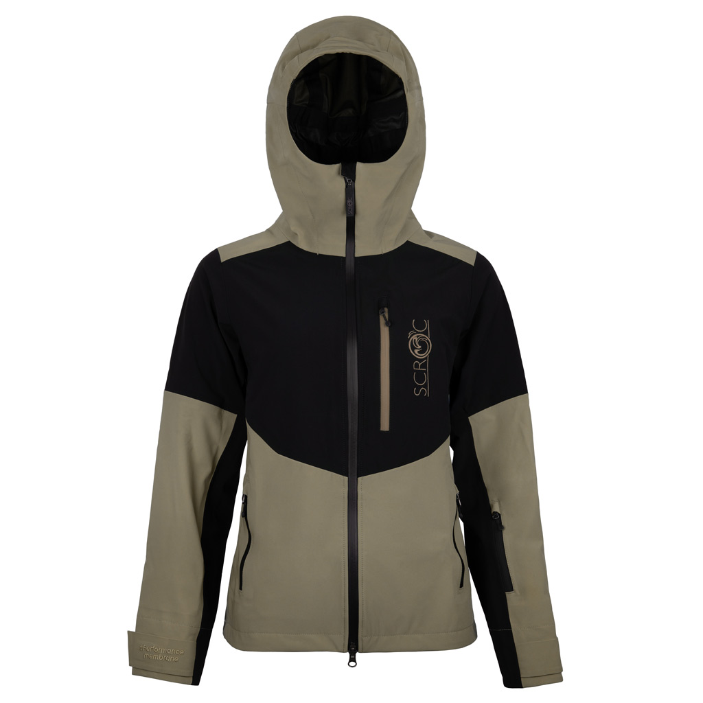 sMerinoshell Jacke Spica w khaki für Damen von SCROC