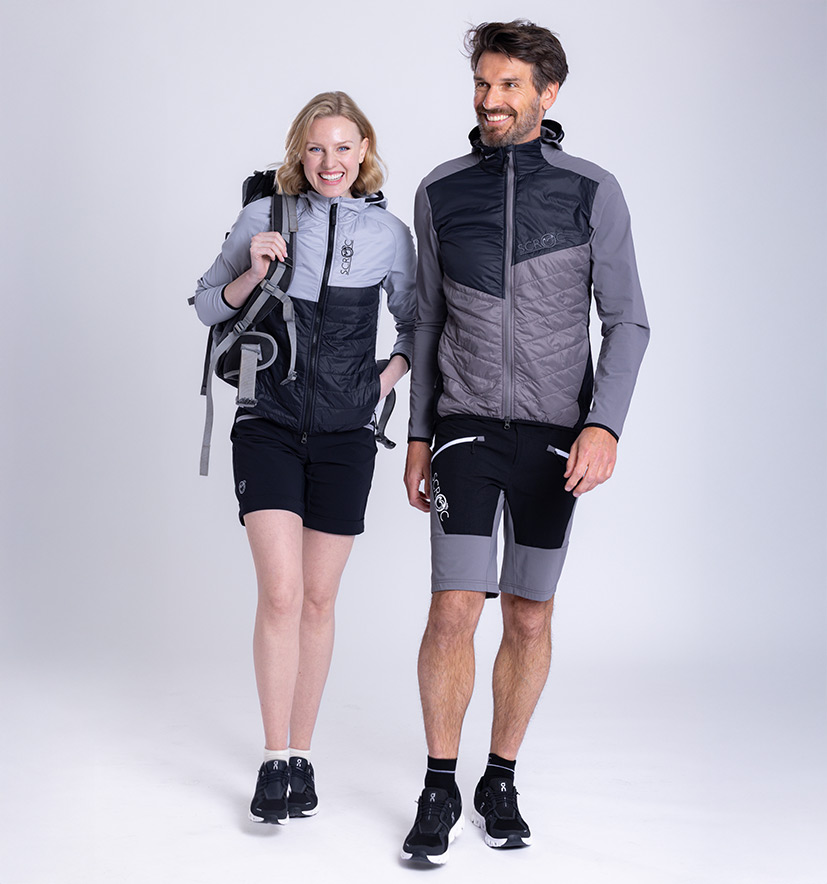 Sportbekleidung aus Merinowolle von SCROC