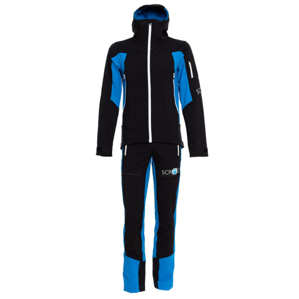 Zur sWooltec Merino Jacke Spino Herren blau/schwarz gibt es die passende Hose im gleichen Design und Material.