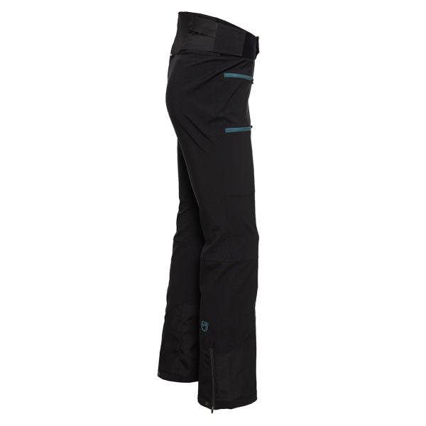 In der seitlichen Tasche der sWooltec Merino Hose Dio schwarz hast du deine Wanderkarte stets griffbereit.