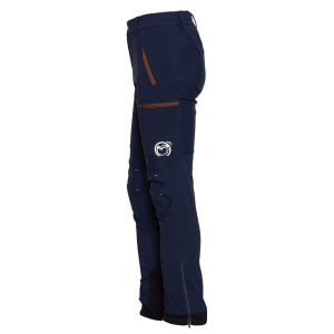 sWooltec Merino Hose Relo dunkelblau mit rostbraunen Reißverschlüssen für Herren von SCROC.