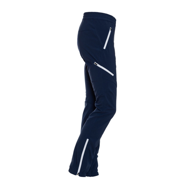 sWooltec Merino Hose Tero für Damen und Herren dunkelblau mit Zipp-Taschen.