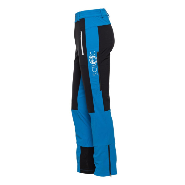 Die sWooltec Merino Hose Vintro blau für Herren von SCROC ist die optimale Skitourenhose für Herren.