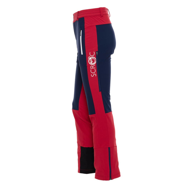 Die sWooltec Merino Hose Vintro dunkelrot für Herren von SCROC ist die optimale Skitourenhose für Herren.