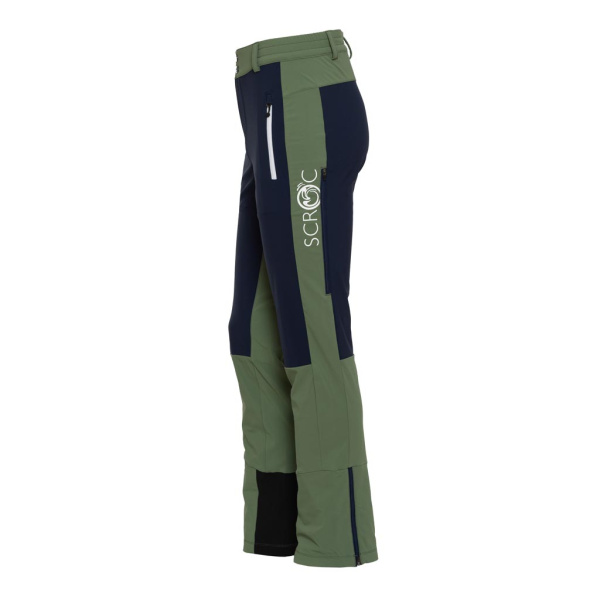 Die sWooltec Merino Hose Vintro olivgrün für Herren von SCROC ist die optimale Skitourenhose für Herren.