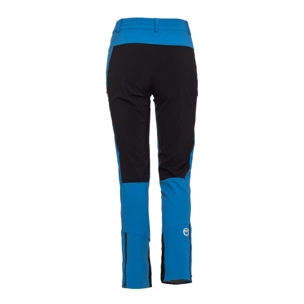 sWooltec Merino Hose Vintro w blau für Damen von SCROC: Perfekte Skitourenhose für Damen mit schützender Membran.