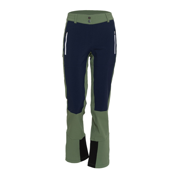 Die Skitourenhose sWooltec Merino Hose Vintro w olivgrün für Damen von SCROC.