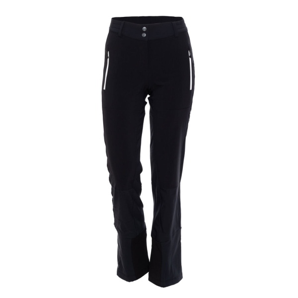 sWooltec Merino Hose Vintro w schwarz für Damen von SCROC: Perfekte Skitourenhose für Damen mit schützender Membran.
