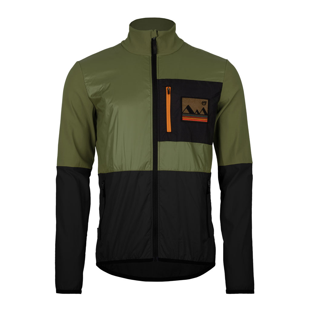 sWooltec Merino Hybrid Jacke Kuko m moosgrün Herren von SCROC