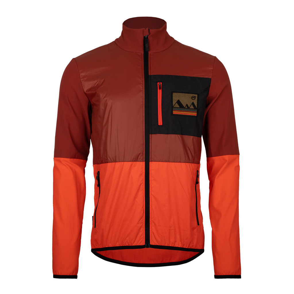sWooltec Merino Hybrid Jacke Kuko m rostbraun Herren von SCROC