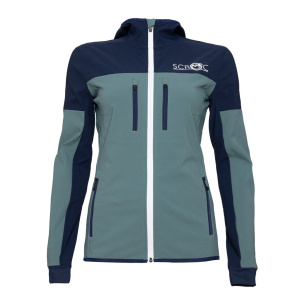 sWooltec Merino Jacke Caro w dunkler salbei für Damen von SCROC.