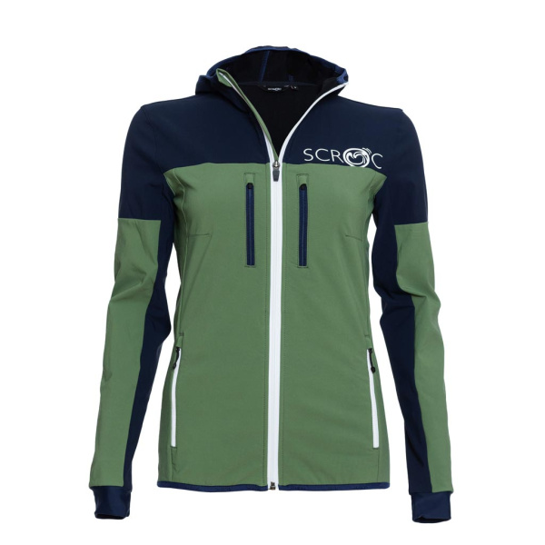 sWooltec Merino Jacke Caro w olivgrün für Damen von SCROC.