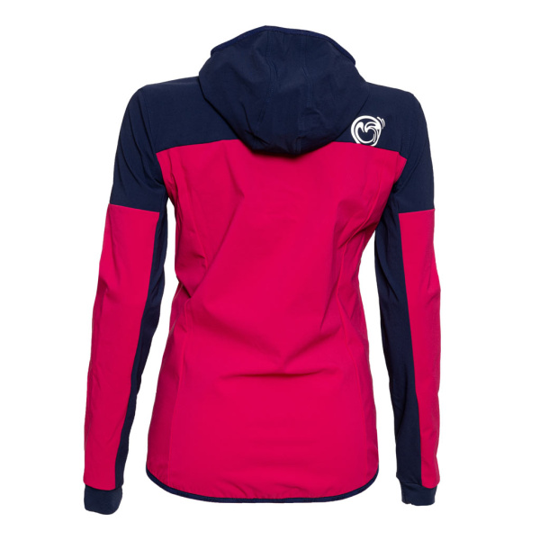 sWooltec Merino Jacke Caro w pink für Damen: wind- und wasserabweisende Funktionsjacke von SCROC.
