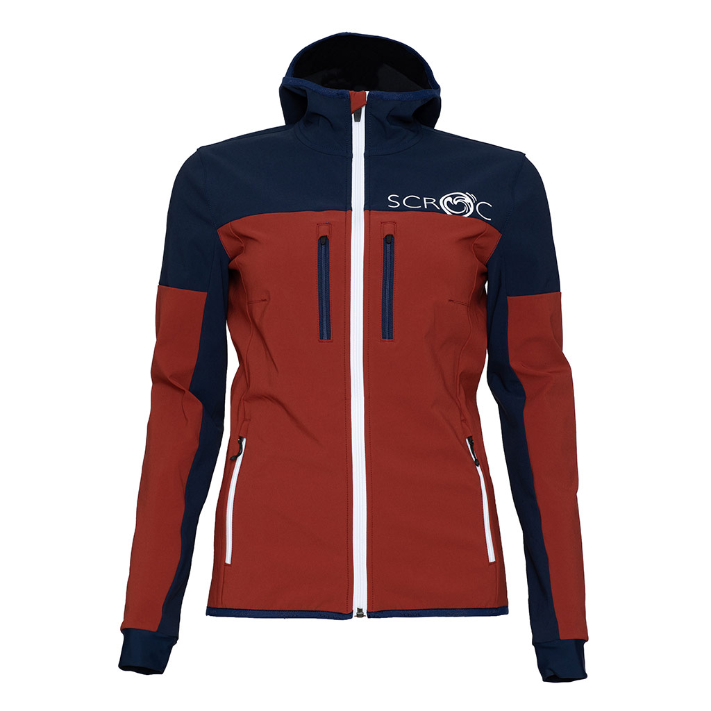sWooltec Merino Jacke Caro w rostbraun Damen von SCROC