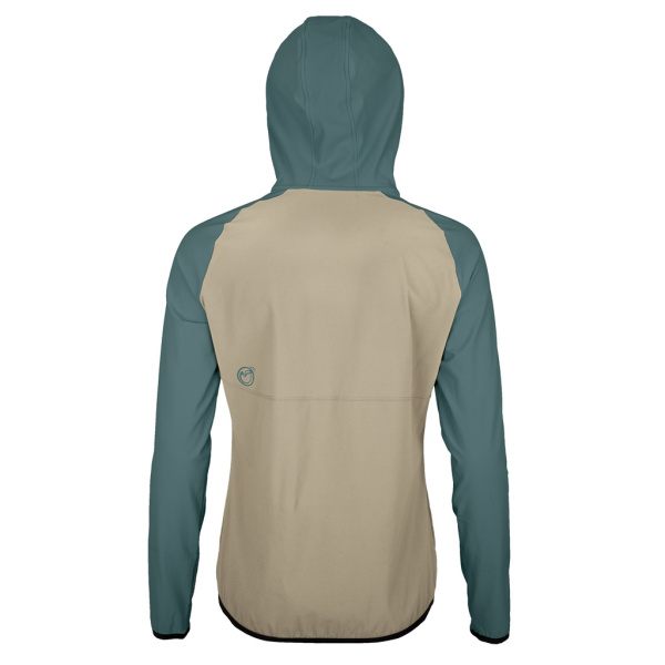 Rückansicht der sWooltec Merino Jacke Fresa w für Damen von SCROC.