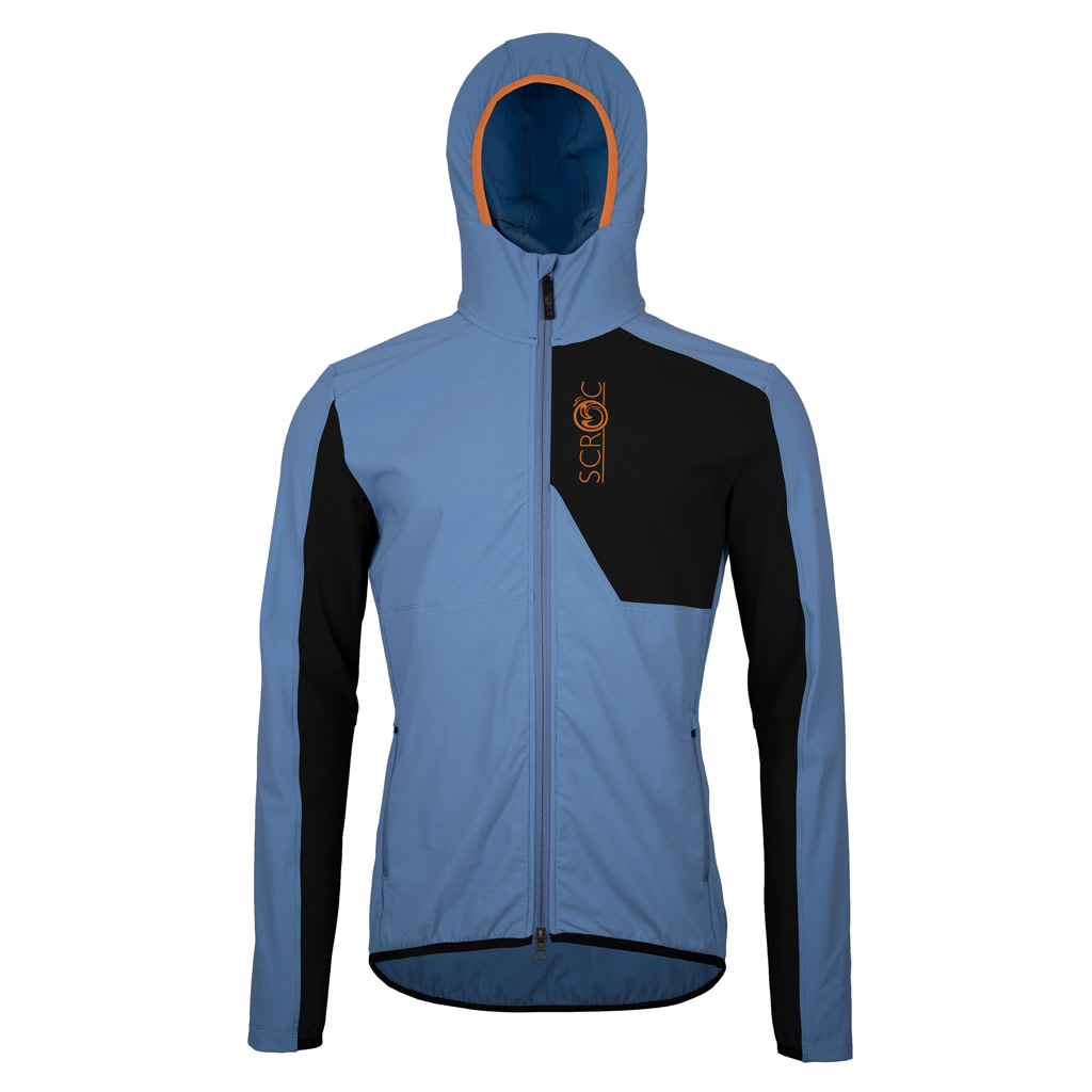 sWooltec Merino Jacke Juri stahlblau Herren von SCROC