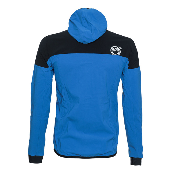 Die sWooltec Merino Jacke Vintro blau hält dich warum und du bleibst dennoch atmungsaktiv.