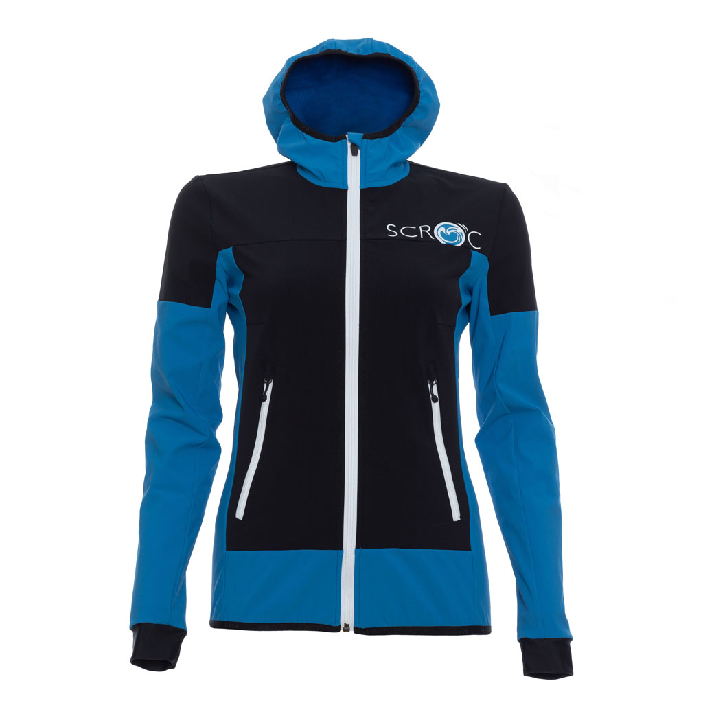 sWooltec Merino Jacke Vintro w blau Damen von SCROC