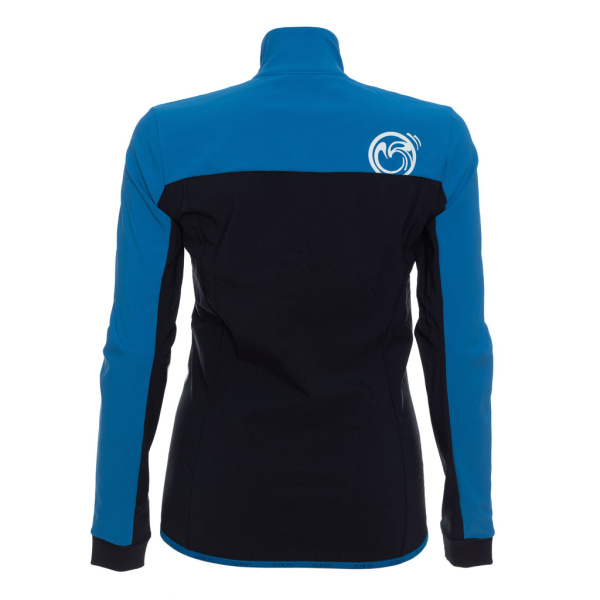 Wind und Regen haben keine Chance: Die sWooltec Merino Jacke Vivo w blau für Damen von SCROC ist wind- und wasserabweisend.