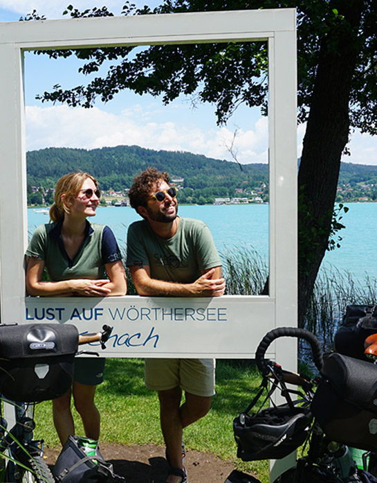 strayahead am Wörthersee - am Rad unterwegs mit Merino Shirts von SCROC