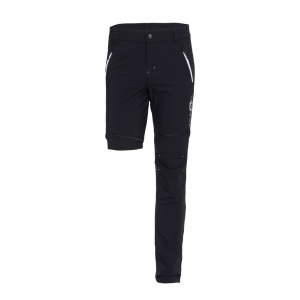 sCooltec Merino Hose Zumi: Zip-Off Wanderhose schwarz für Herren von SCROC.